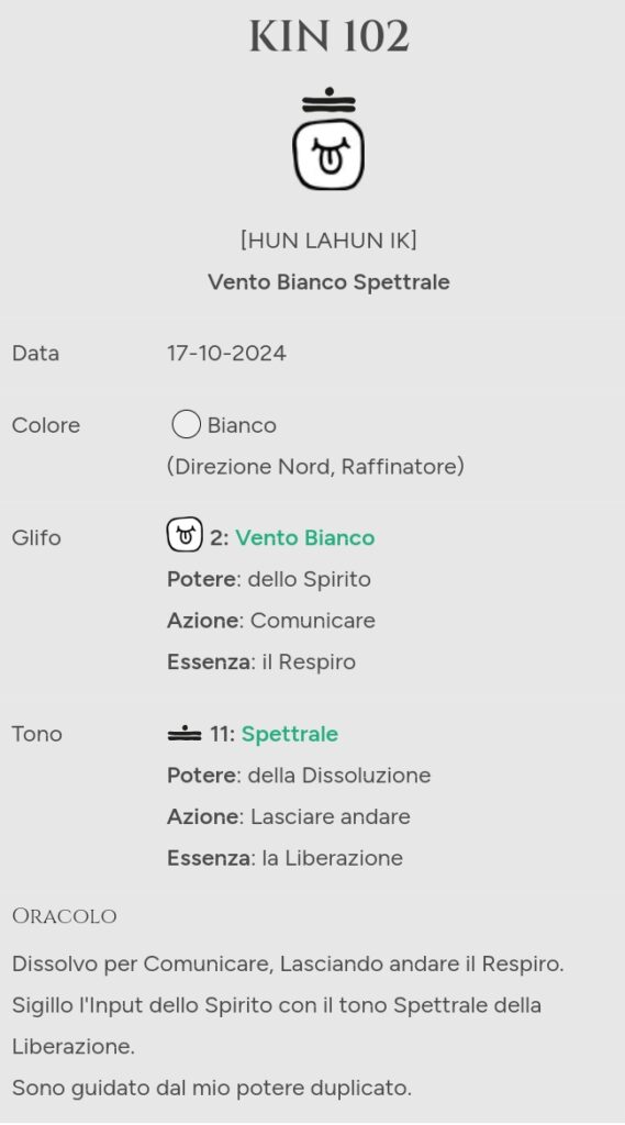 oracolo del destino vento bianco spettrale kin 102 viaggio iniziatico in messico con andre staehler abckin.it tzolkin legge del tempo maya galattici